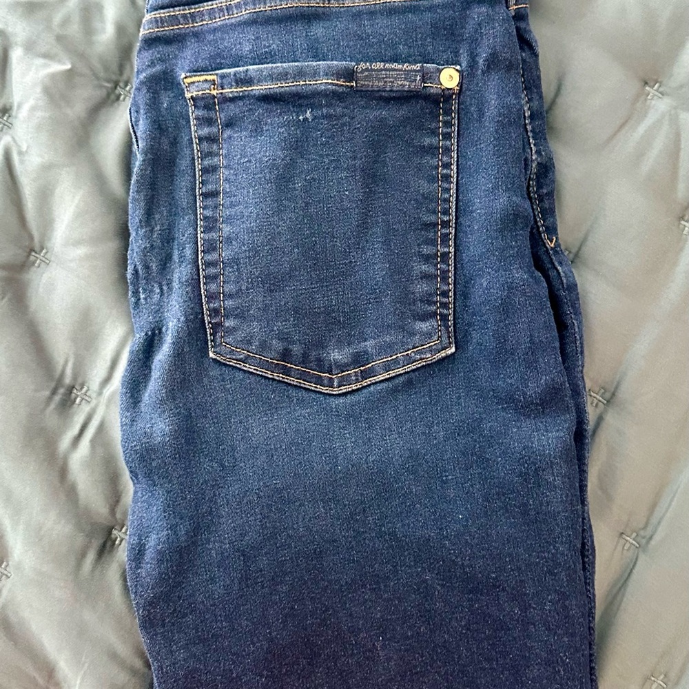 7 For All Mankind Indigo Skinny Jeans